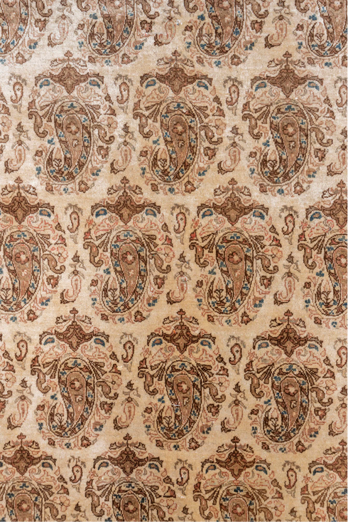 Antique Qum Area Rug (7' x 10')